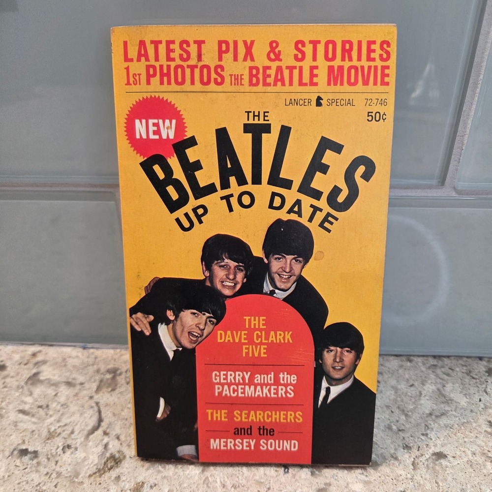 The Beatles Up To‎ Date 1964 Lancer Books Special Vintage Paperback First Ed